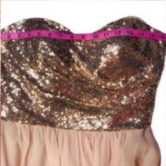 B2 BRIDESMAIDS BY JASMINE B183064 - ROSE GOLD - SIZE 12 - Picture 12 of 16